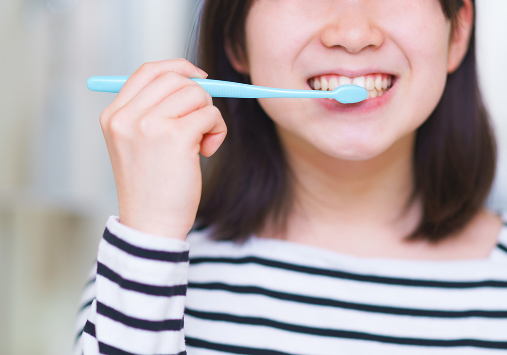 適切なブラッシング